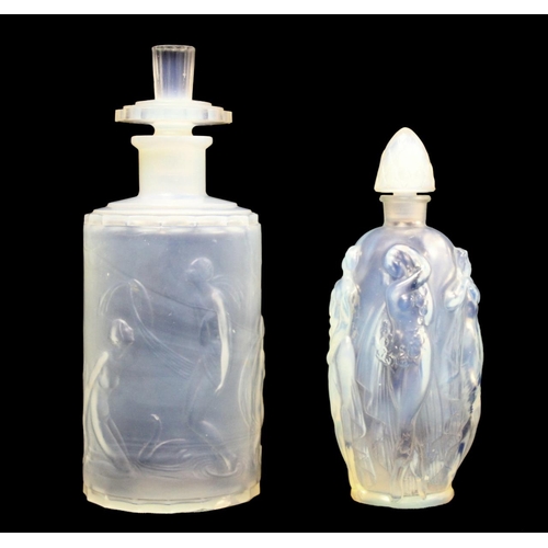 277 - Two French Sabino Art Deco moulded perfume bottles - 