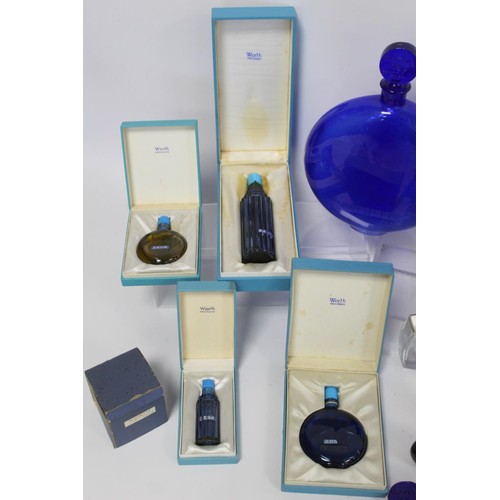 281 - Collection of various Lalique perfume bottles including Worth 