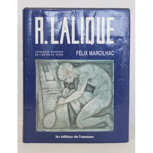 282 - Lalique Art Glass Reference Book : Felix Marcilhac -  R. Lalique Catalogue Raisonne de L'Oeuvre de V... 