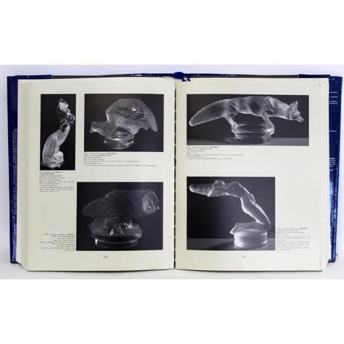 282 - Lalique Art Glass Reference Book : Felix Marcilhac -  R. Lalique Catalogue Raisonne de L'Oeuvre de V... 