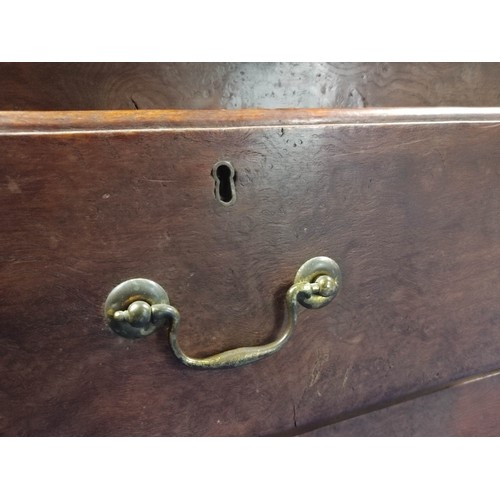 583 - Oak cabinet bookcase, c.1890's, the upper section with moulded pediment above glazed astragal doors ... 