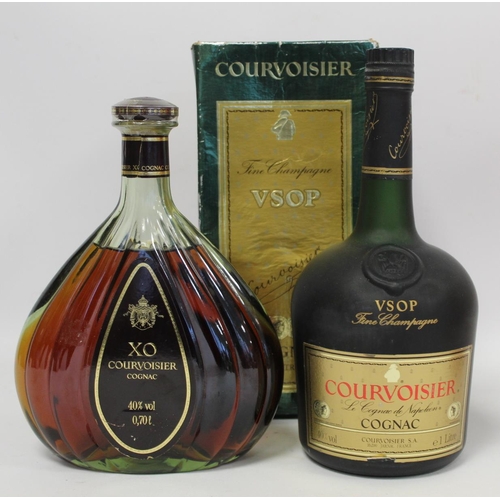 197 - Bottle of Courvoisier XO Cognac, 70cl, unboxed and a bottle of Courvoisier VSOP Fine Champagne Cogna... 