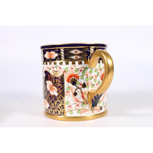 386 - Large Royal Crown Derby Imari twin handled loving cup, date mark for 1912, 13.5cm high.