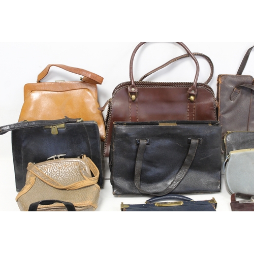 417 - Collection of various lady's vintage handbags.