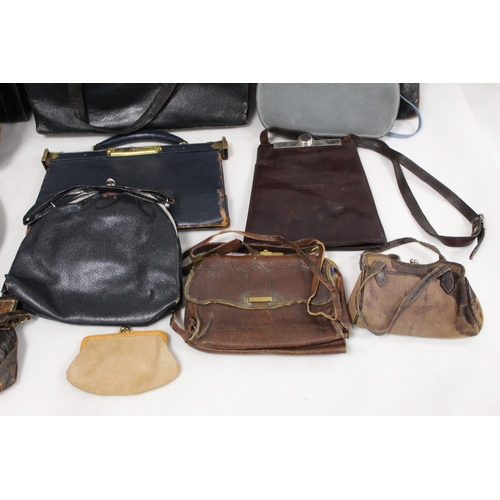 417 - Collection of various lady's vintage handbags.