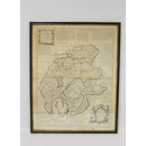 403 - Emanuel Bowen & Thomas Kitchin, 18th century hand coloured engraved map 