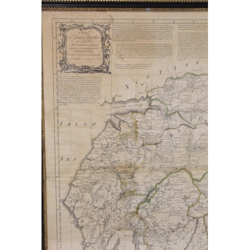 403 - Emanuel Bowen & Thomas Kitchin, 18th century hand coloured engraved map 