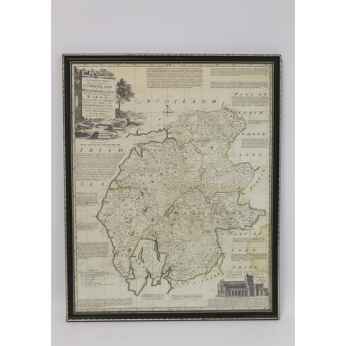 404 - Emanuel Bowen, 18th century hand coloured engraved map 