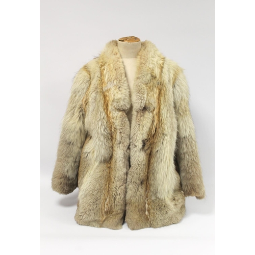 408 - Vintage lady's fox fur jacket, no retailer's label.