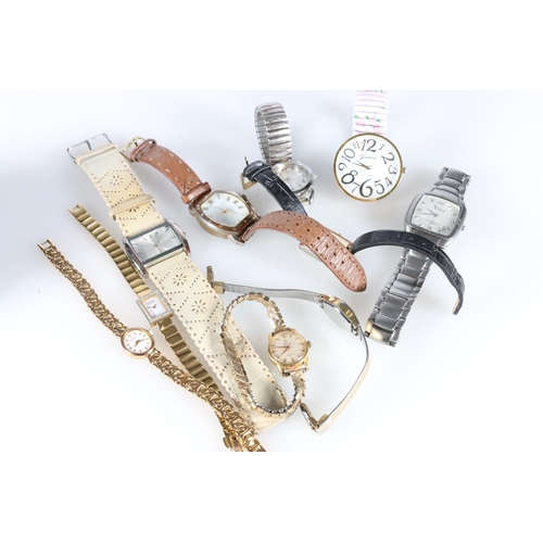 494 - Omega Ladymatic wristwatch, and a group of gentleman's and lady's wristwatches.