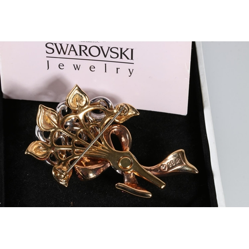 523 - Swarovski Jewelry, a 1998 annual edition pin brooch 'Celebrate the Spirit: Compassion', in issue box... 