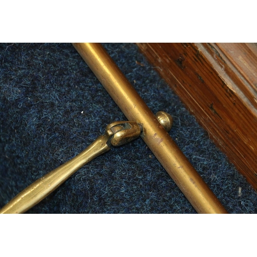 628 - Brass portiere.