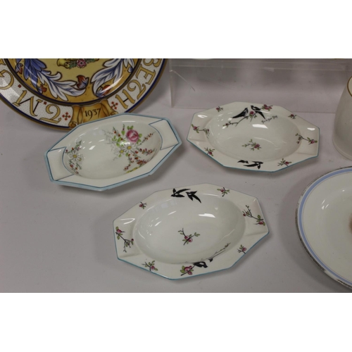 306 - Collection of commemorative ware for Princess Elizabeth and Princess Margaret, comprising: Paragon t... 