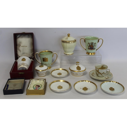 321 - Eleven items of commemorative ware for the Coronation of Queen Elizabeth II 1953 comprising various ... 