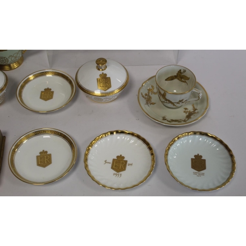 321 - Eleven items of commemorative ware for the Coronation of Queen Elizabeth II 1953 comprising various ... 