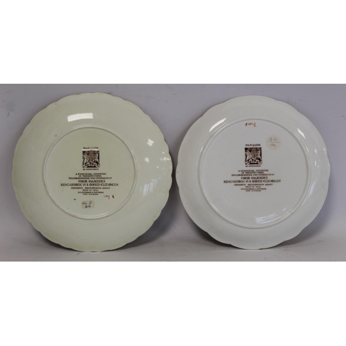 330 - Four Paragon commemorative plates for the Coronation of George VI and Elizabeth 1937, 27cm, 24cm, 23... 