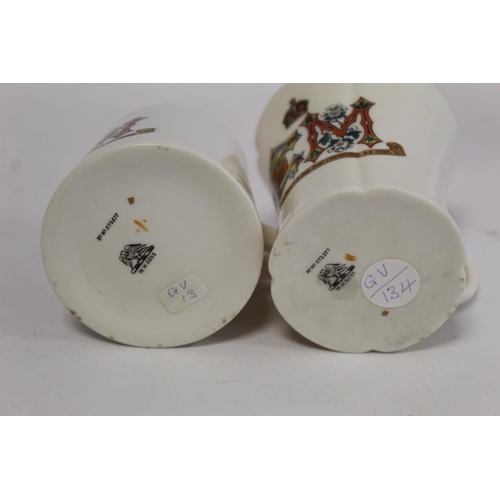 332 - Four pieces of Goss commemorative ware for the Coronation of King George V and Queen Mary 1911, comp... 