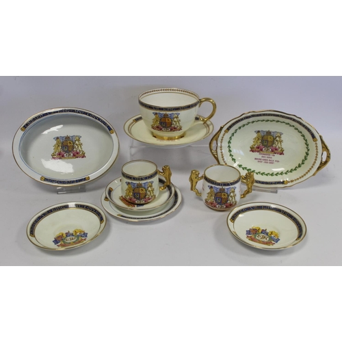 336 - Large Paragon commemorative breakfast cup and saucer for the Coronation of Edward VIII 1937 and eigh... 