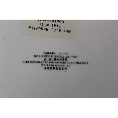 339 - Paragon China commemorative plate for the University of Aberdeen extension of University buildings o... 