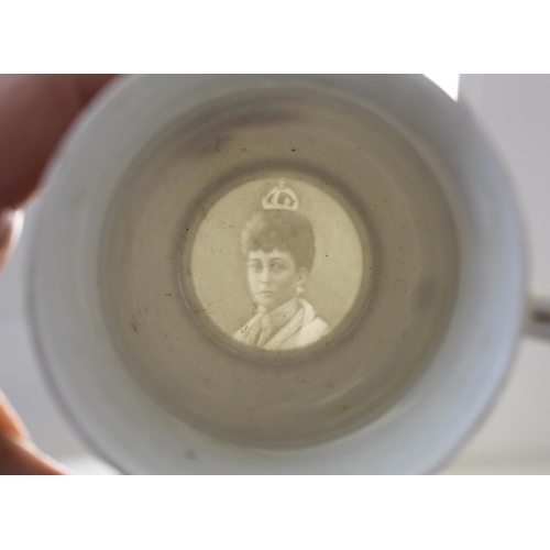 340 - Nine commemorative beakers for the Coronation of Edward VII and Queen Alexandra 1902, including Doul... 