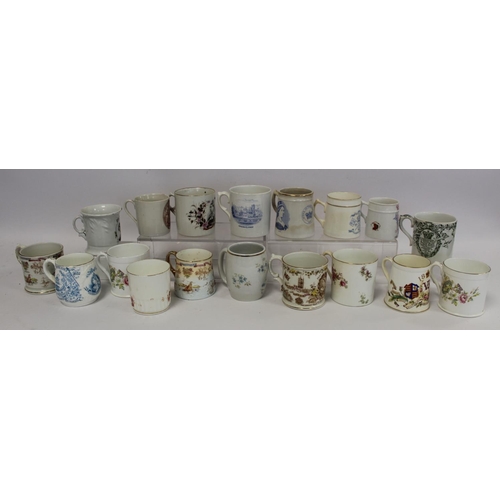 346 - Collection of sixteen commemorative mugs and a beaker for the Jubilees of Queen Victoria 1887 and 18... 