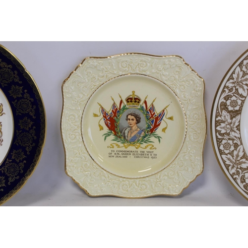 358 - Three pieces of commemorative ware for overseas Royal visits by Queen Elizabeth II, comprising: Roya... 