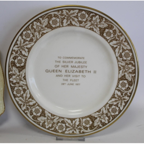 358 - Three pieces of commemorative ware for overseas Royal visits by Queen Elizabeth II, comprising: Roya... 