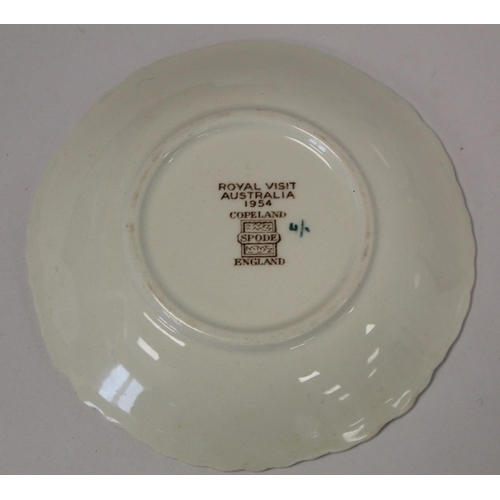 358 - Three pieces of commemorative ware for overseas Royal visits by Queen Elizabeth II, comprising: Roya... 