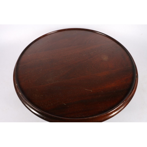 154 - Mahogany Lazy Susan, 42cm diameter.