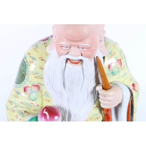 160A - Chinese porcelain model of Shouxing, 31cm high.