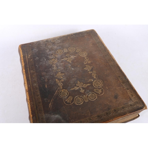 165 - Leather Holy Bible, 31cm.