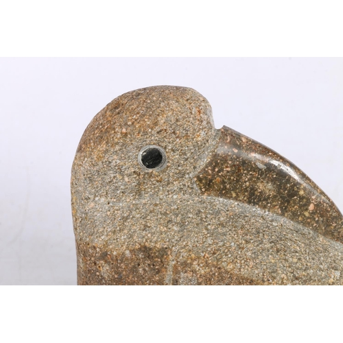 174A - Stone sculpture of a bird, 15cm high.