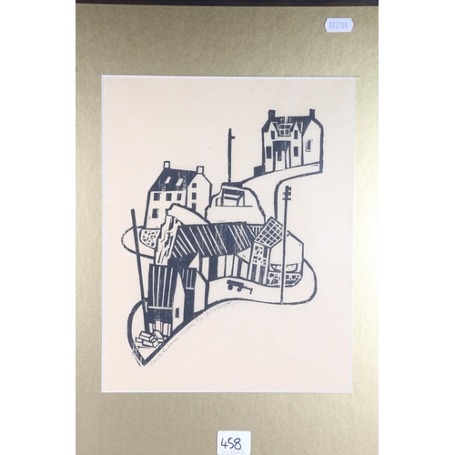 458 - WILLIE RODGER RSA RGI (Scottish 1930-2018), Down to the Harbour St Abbs, signed limited edition prin... 