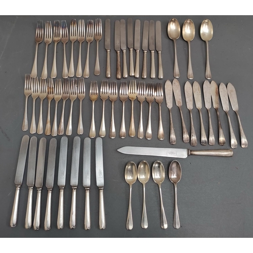 84 - Mappin & Webb plated 'Princess Plate', 56 piece cutlery set, including eight knife and fork sett... 