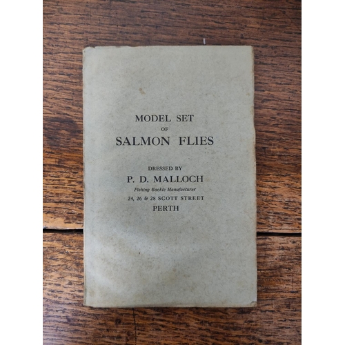 550 - Angling. Hardy`s Anglers` Guide for 1930; P.D. Malloch, Model Set of Salmon Flies, a pamphlet with c... 