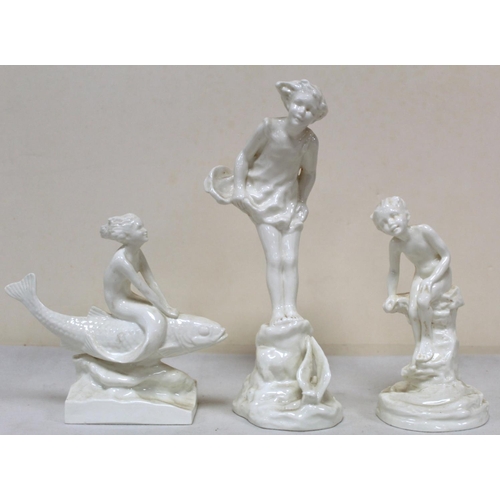 474 - Royal Worcester white porcelain figure 