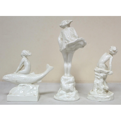 474 - Royal Worcester white porcelain figure 