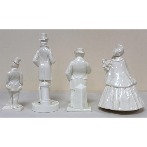 478 - Royal Worcester white porcelain figure, 