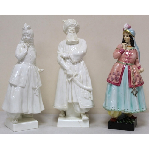 485 - Royal Worcester white porcelain figure 