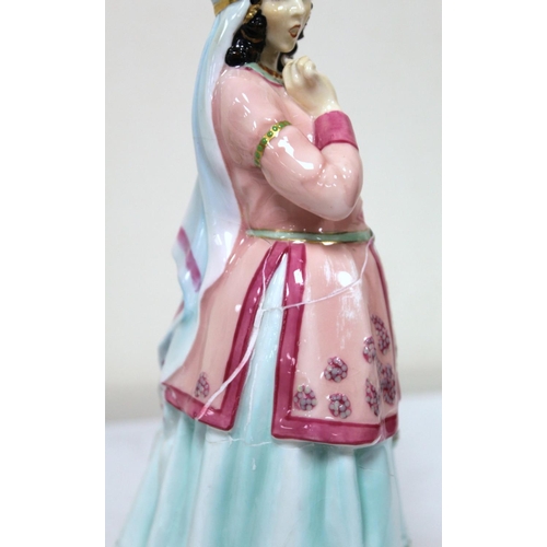 485 - Royal Worcester white porcelain figure 