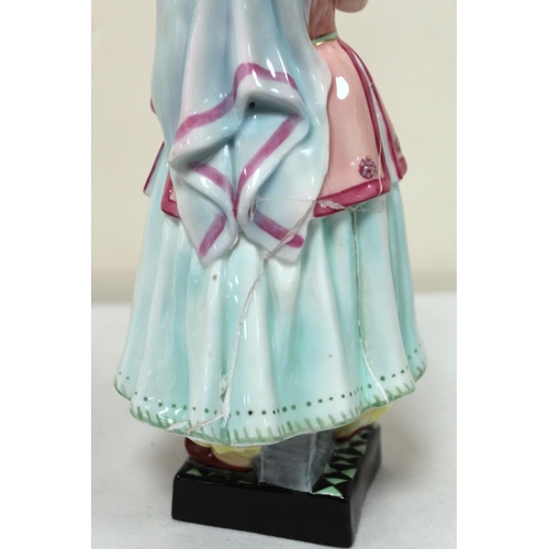 485 - Royal Worcester white porcelain figure 