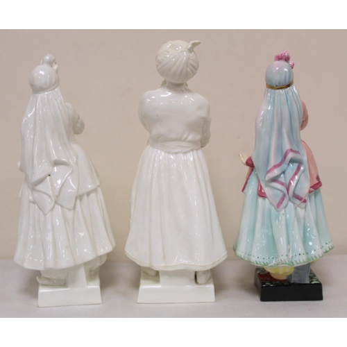 485 - Royal Worcester white porcelain figure 