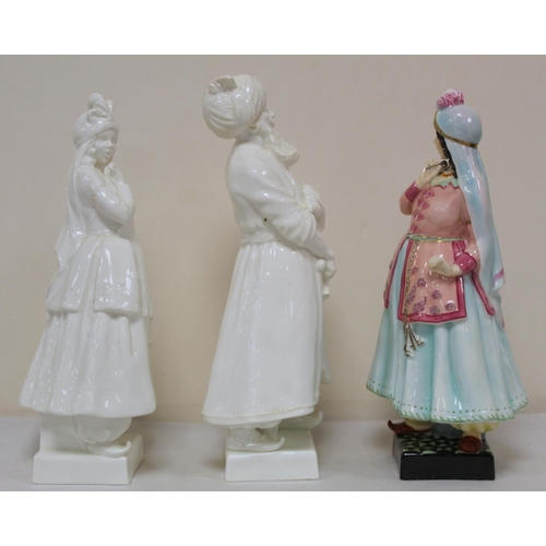 485 - Royal Worcester white porcelain figure 