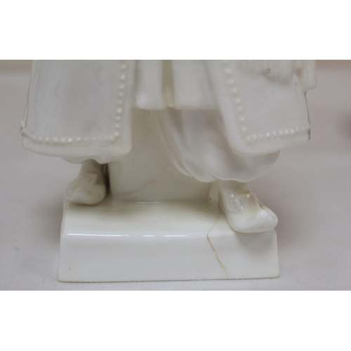 485 - Royal Worcester white porcelain figure 