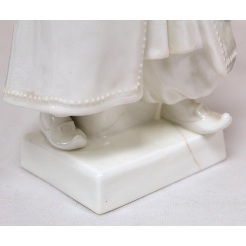 485 - Royal Worcester white porcelain figure 