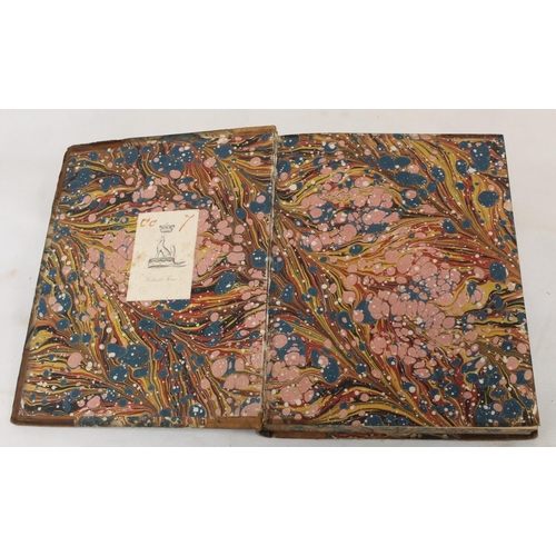 261 - EUSTACE JOHN C.  A Tour Through Italy. 2 vols. Quarto. Late half calf, marbled brds. &... 