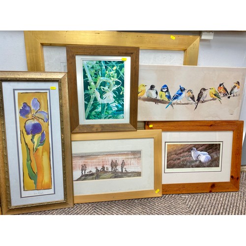 396 - Large quantity of framed pictures and prints