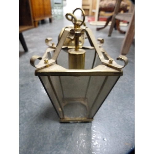 111 - Two reproduction lantern-style hall lights.  (2)