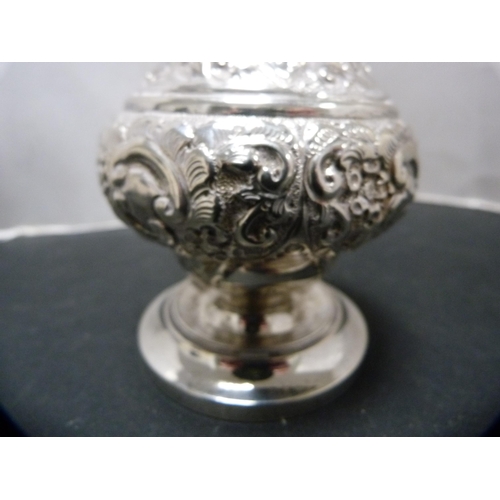 272 - Silver sugar caster, 150.7g gross.