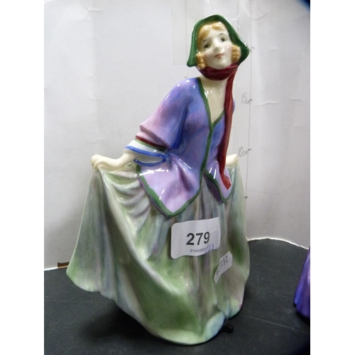 279 - Two Royal Doulton figures, 'Sweet Anne' HN 1318, and 'Marie' HN 1370.  (2)